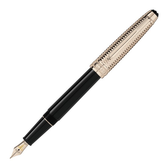 Pióro wieczne Montblanc Meisterstück Solitaire Doué Geometry Signature Gold Classique M