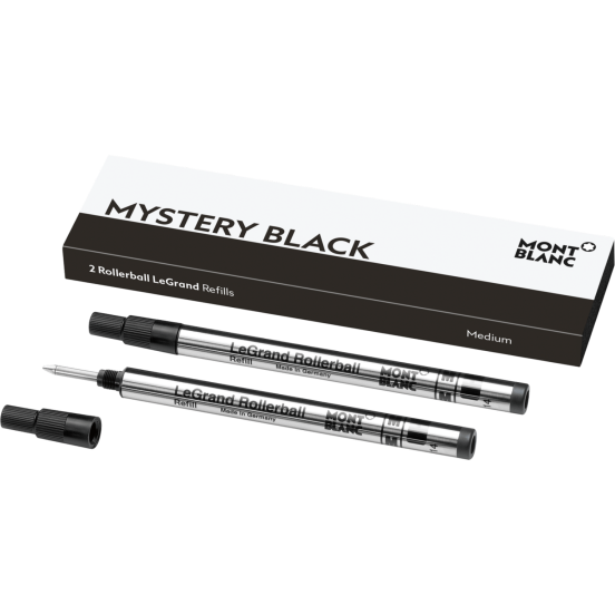 Wkłady do pióra kulkowego Montblanc czarne (Mystery Black) 2 szt. M (Medium) LeGrand