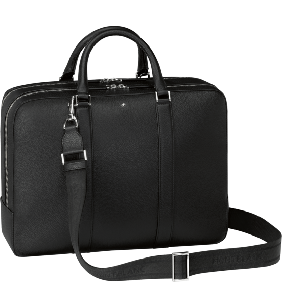 Torba biznesowa Montblanc Meisterstück Soft Grain czarna