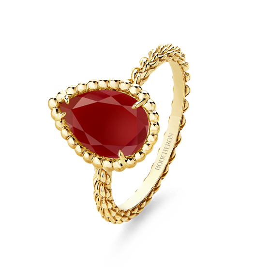 Pierścionek Boucheron Serpent Bohème karneol, rozmiar 14