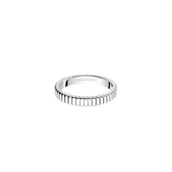 Pierścionek Boucheron Quatre wedding band białe złoto rozmiar 19