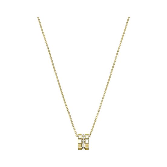 Naszyjnik Chopard Ice Cube żółte złoto diamenty 42 cm