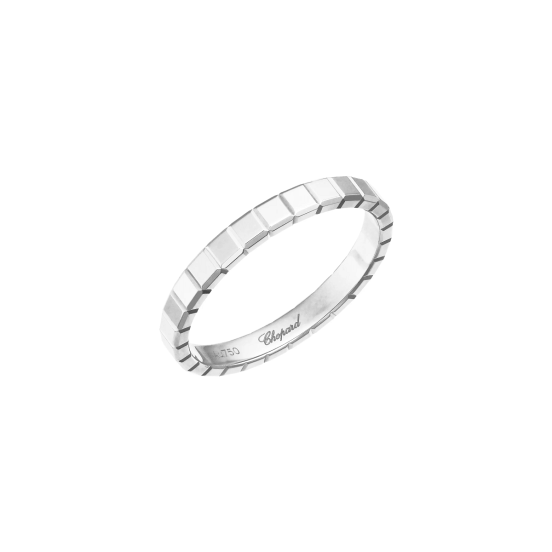 Pierścionek Chopard Ice Cube białe złoto rozmiar 12