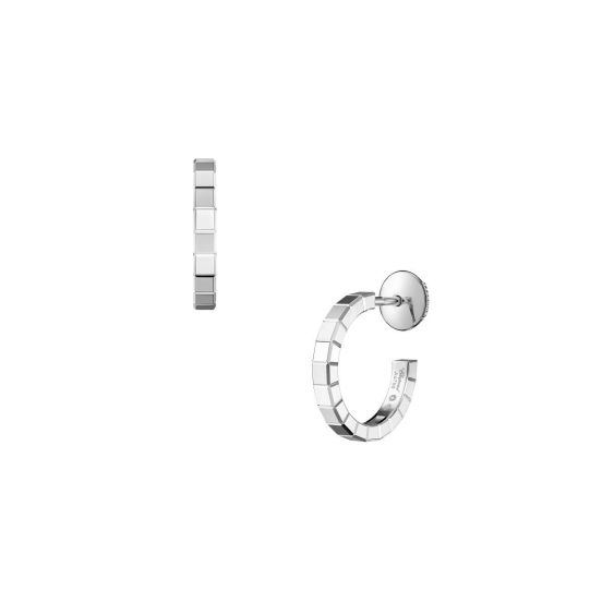 Kolczyki Chopard Ice Cube białe złoto