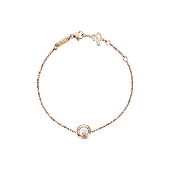 Bransoletka Chopard Happy Diamonds różowe złoto diament
