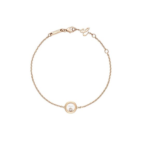 Bransoletka Chopard Happy Diamonds różowe złoto diament