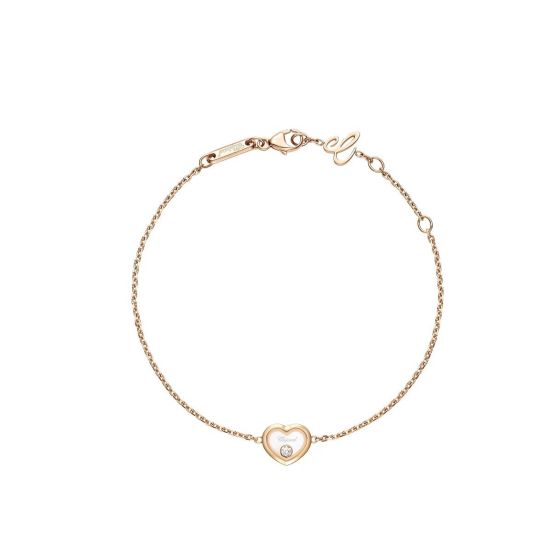 Bransoletka Chopard Happy Diamonds różowe złoto diament