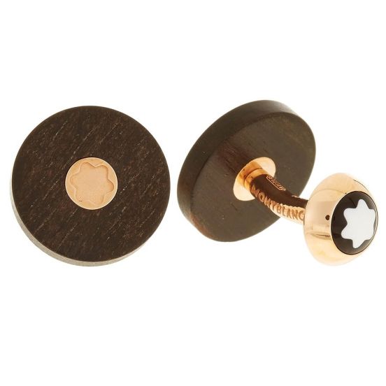 Spinki do mankietów Montblanc z różowego złota