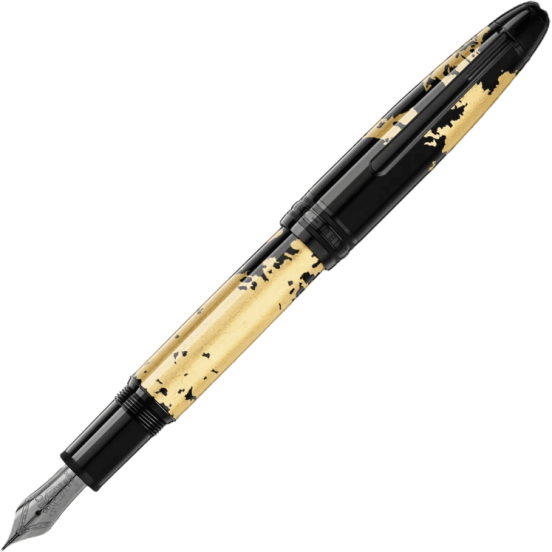 Pióro wieczne Montblanc Meisterstück Solitaire Calligraphy Gold Leaf F