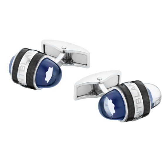 Spinki do mankietów Montblanc StarWalker stal szlachetna