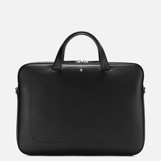 Torba biznesowa Montblanc Meisterstück Soft Grain Ultraslim czarna