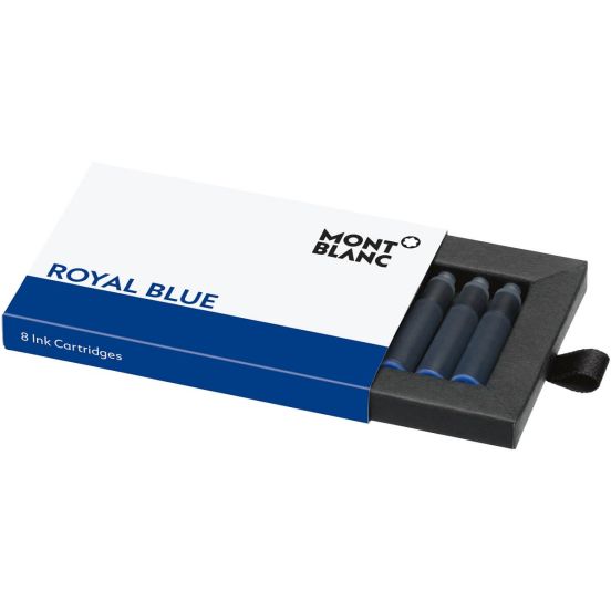 Naboje Montblanc niebieskie (Royal Blue) 8 szt.