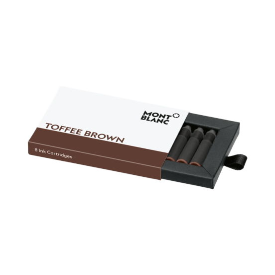 Naboje Montblanc brązowe (Toffee Brown) 8 szt.