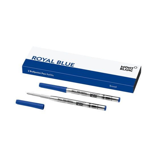 Wkłady do długopisu Montblanc niebieskie (Royal Blue) 2 szt B
