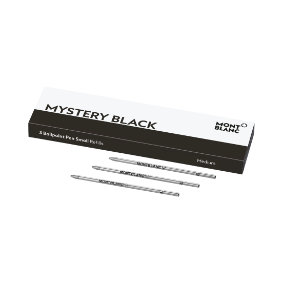 Wkłady do długopisu Montblanc czarne (Mystery Black) 3 szt. M (Medium) small