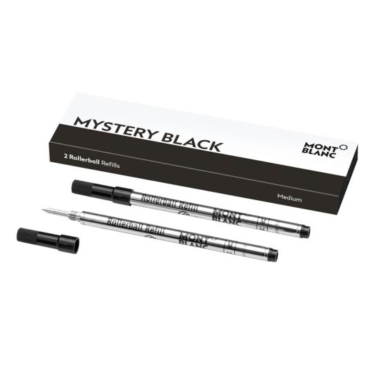 Wkłady do pióra kulkowego Montblanc czarne (Mystery Black) 2 szt. M (Medium)