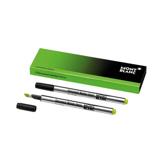 Wkłady do markera Montblanc zielone luminescencyjne 2 szt.