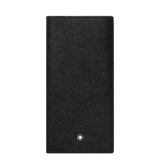 Portfel Montblanc Sartorial 15cc long czarny