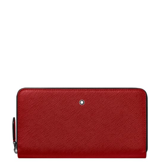 Portfel Montblanc Sartorial 12cc czerwony