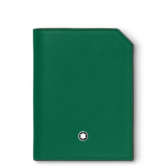 Portfel Montblanc Meisterstück Selection Soft mini 4cc zielony