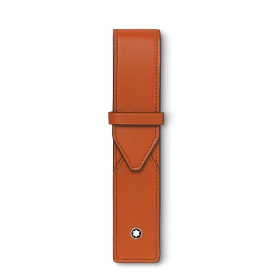 Etui na instrumenty piśmiennicze Montblanc Meisterstück Selection pomarańczowe