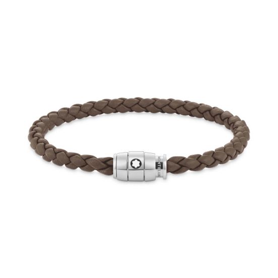 Bransoletka Montblanc Meisterstück 3 stalowe pierścienie mastic 19,5cm