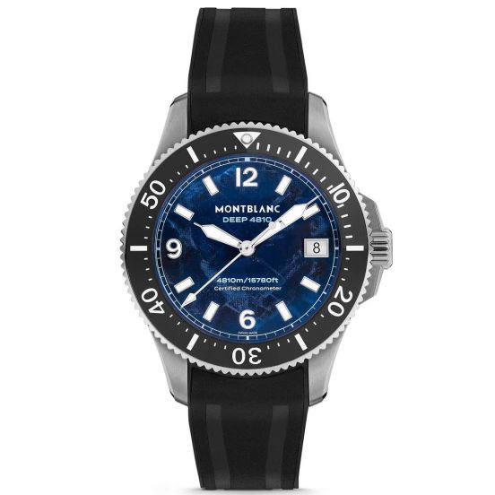 Zegarek męski Montblanc Iced Sea 0 Oxygen Deep 4810 automatyczny 43mm