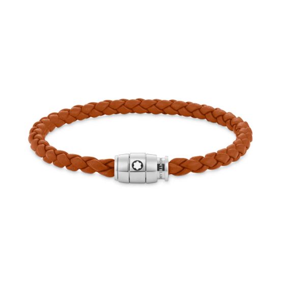 Bransoletka Montblanc Meisterstück 3 stalowe pierścienie Rust 17,5cm