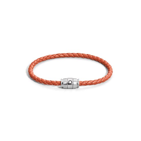 Bransoletka Montblanc Meisterstück 3 stalowe pierścienie Cayenne 18,5cm