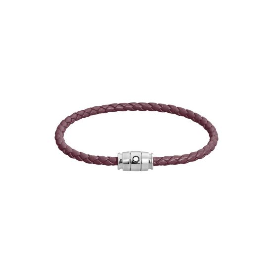 Bransoletka Montblanc Meisterstück 3 stalowe pierścienie cassis 17,5cm