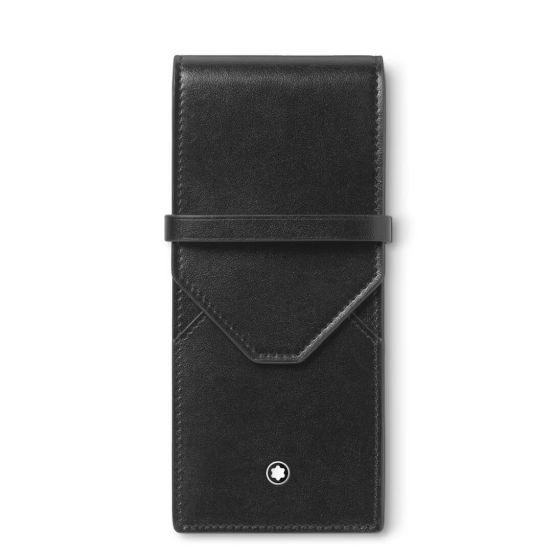 Etui na 3 instrumenty piśmiennicze Montblanc Meisterstück czarne