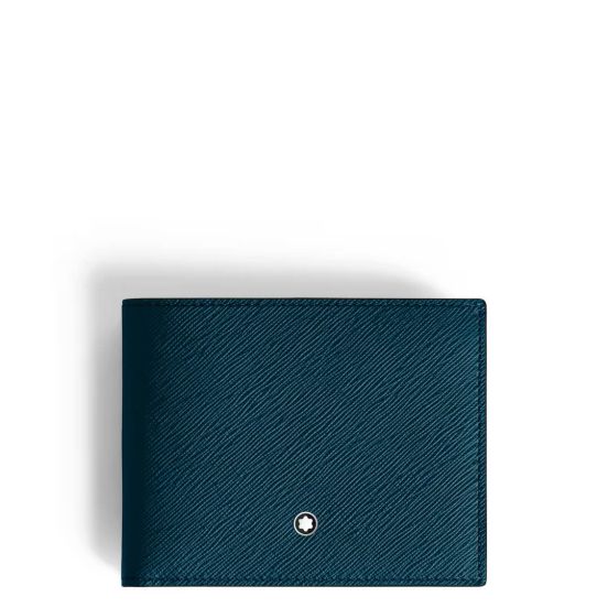 Portfel Montblanc Sartorial 6cc Cyprus blue