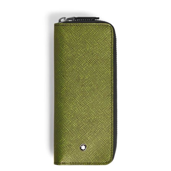 Etui na 2 instrumenty piśmienne Montblanc Sartorial zamykane na suwak Multilime / Cassis