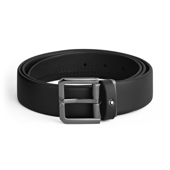 Pasek do spodni Montblanc z kwadratową klamrą 35mm
