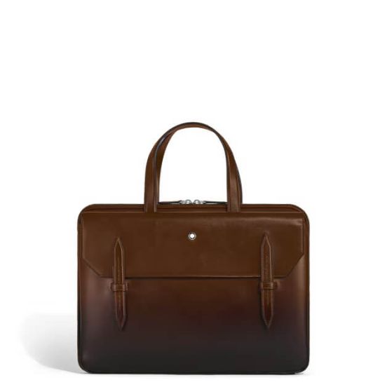 Torba biznesowa Montblanc Meisterstück brązowa