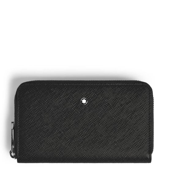 Portfel Montblanc Sartorial 12cc z zamkiem błyskawicznym
