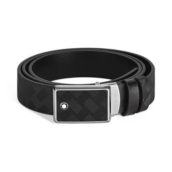 Pasek do spodni Montblanc dwustronny black 35 mm