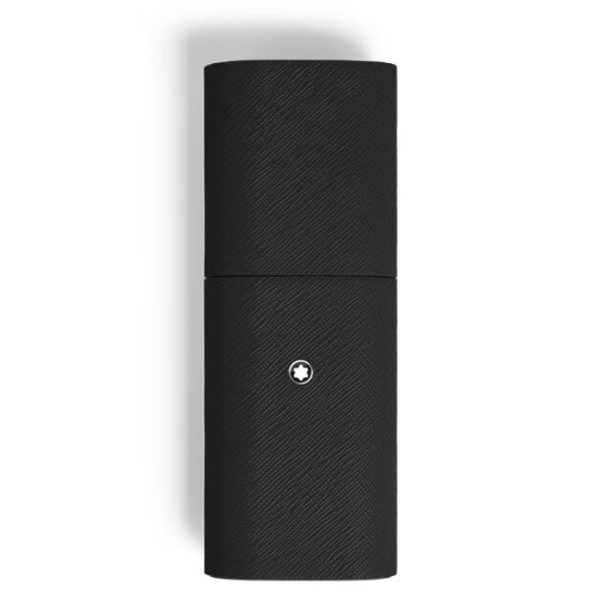 Etui na 2 instrumenty piśmienne Montblanc skóra Sartorial black