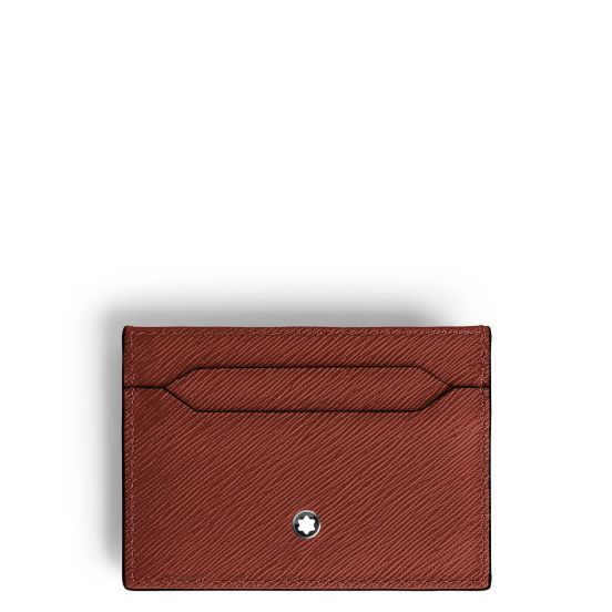 Wizytownik Montblanc Sartorial card holder 5cc red oak