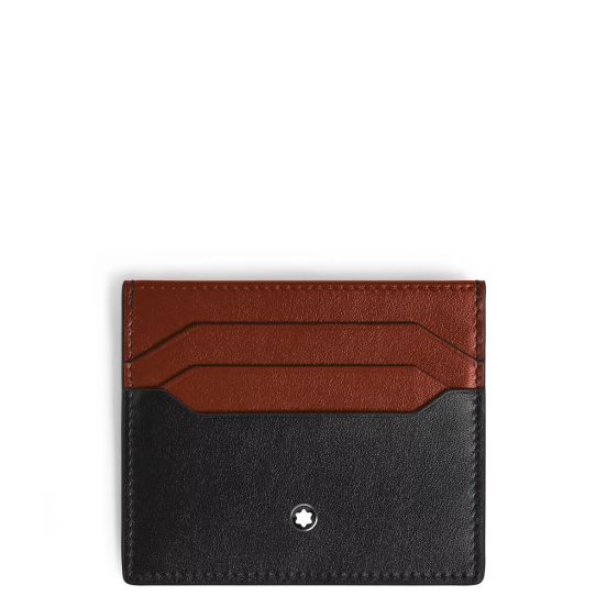 Wizytownik Montblanc Meisterstück 6cc black/red oak