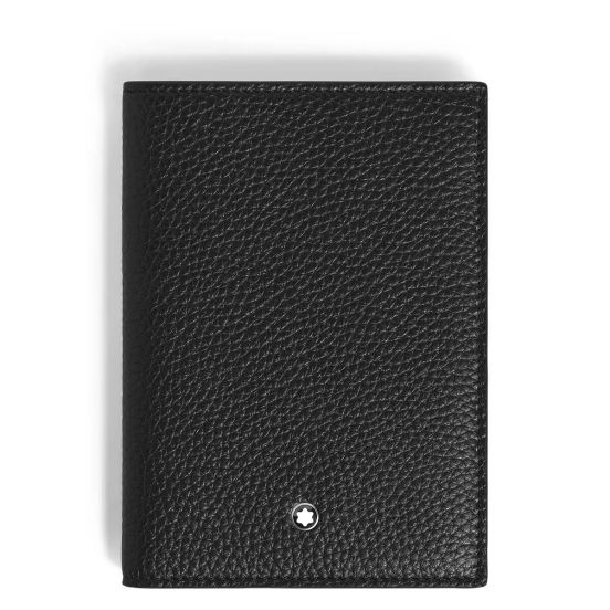 Etui na paszport Montblanc Grain black