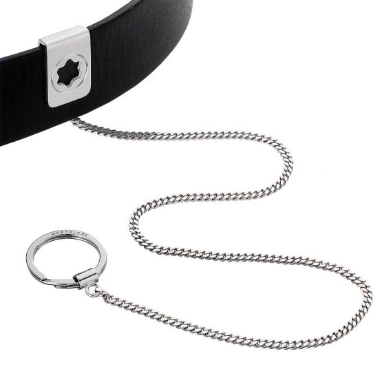 Brelok do kluczy z przypięciem do paska Montblanc srebrny