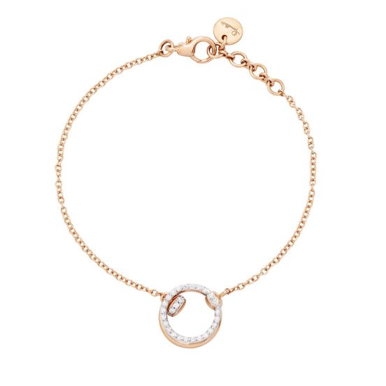 Bransoletka Pomellato Together różowe złoto diamenty 19cm