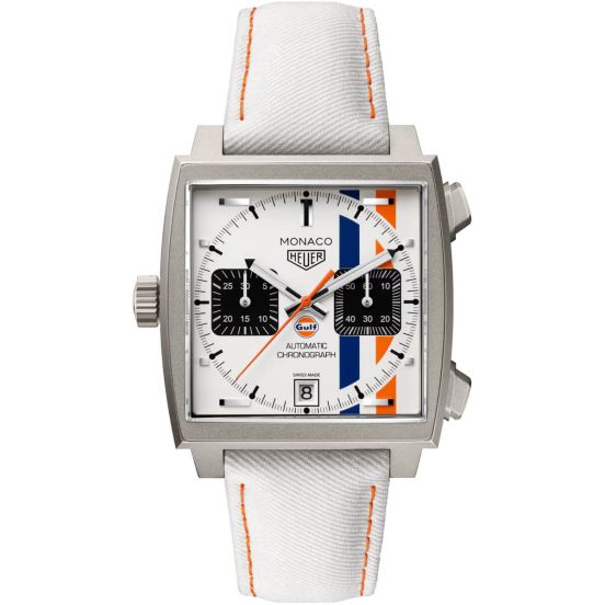 Zegarek męski TAG Heuer Monaco Chronograph x Gulf Limited Edition automatyczny 39mm
