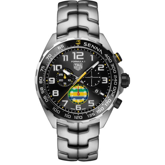 Zegarek męski TAG Heuer Formula 1 Chronograph x SENNA kwarcowy 43 mm