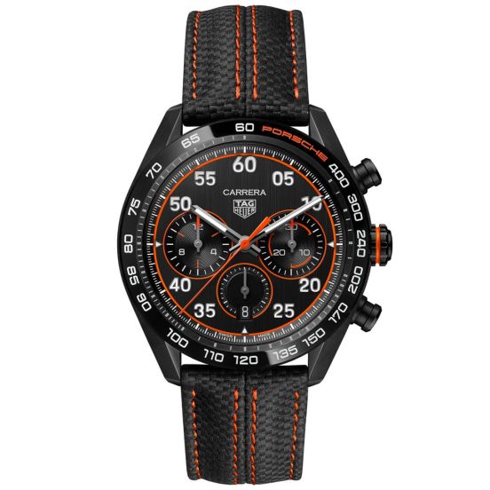 Zegarek męski TAG Heuer Carrera Chronograph x Porsche Orange Racing Special Edition automatyczny 44mm