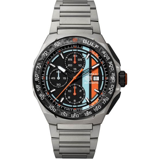 Zegarek męski TAG Heuer Formula 1 CHRONOGRAPH X GULF automatyczny 44mm Limited Edition