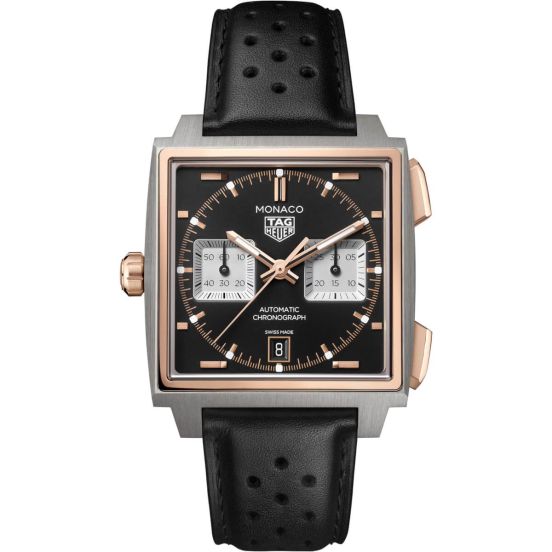 Zegarek męski TAG Heuer Monaco Chronograph automatyczny Titanium &amp; 18K Rose Gold 39mm 