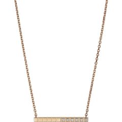 Naszyjnik Chopard Ice Cube, różowe złoto