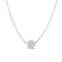 Naszyjnik Roberto Coin Pois Moi, białe złoto